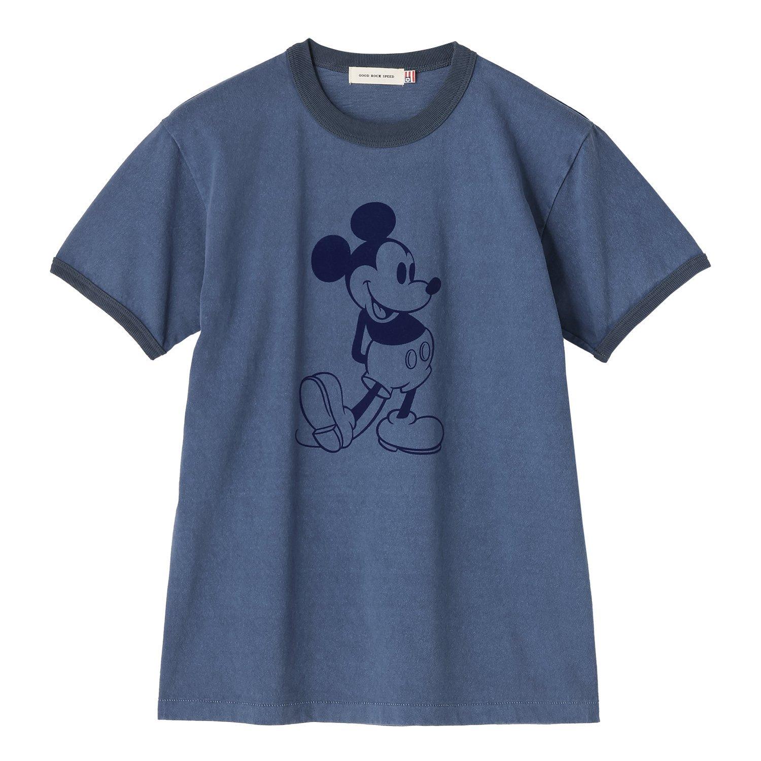 GOOD ROCK SPEED GOOD ROCK SPEED Mickey Mouse Desing Ringer T-Shirt