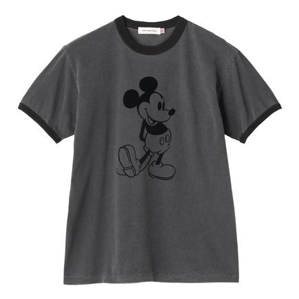 GOOD ROCK SPEED ミッキーマウスデザインリンガーTシャツ
