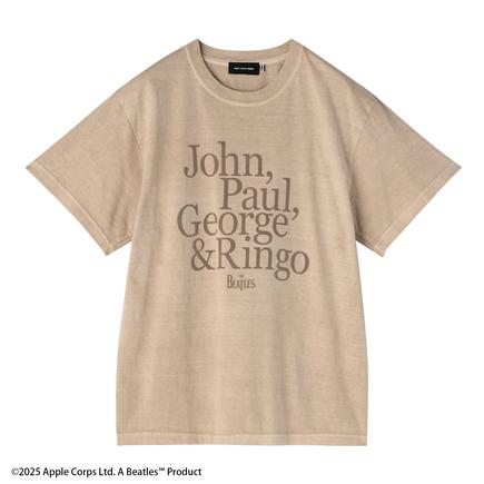 GOOD ROCK SPEED ザ・ビートルズフロッキープリントTシャツ