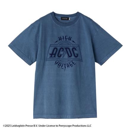 GOOD ROCK SPEED AC/DCフロッキープリントTシャツ