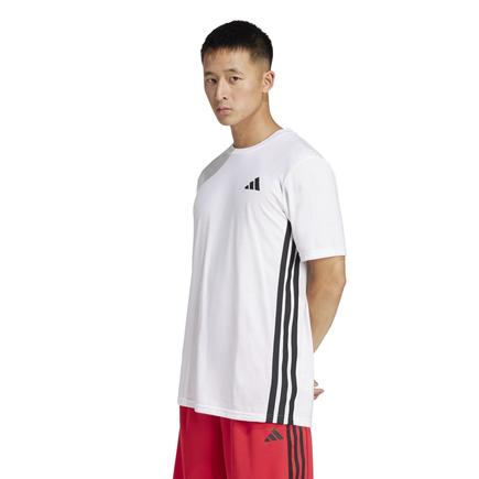 adidas トレインストライプストレーニング3ストライプスTシャツ