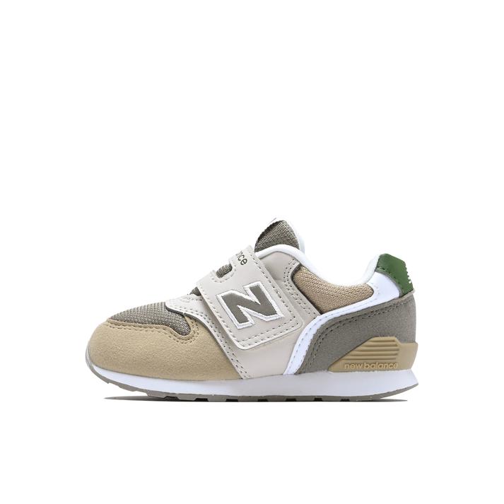 yz xr[ yNEW BALANCEz j[oX 12-165(H) IZ996TE3(W) IZ996 IZ996TE3 BEIGE/GRN(TE3) 13cm