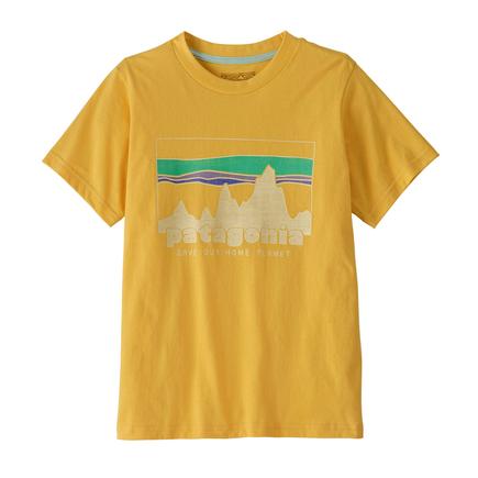 patagonia キッズ'73スカイラインTシャツ