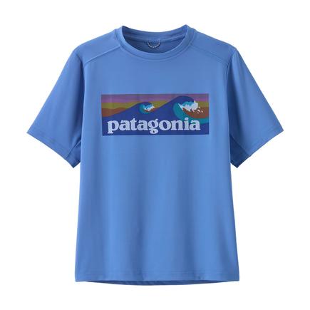 patagonia キッズキャプリーンシルクウェイトTシャツ