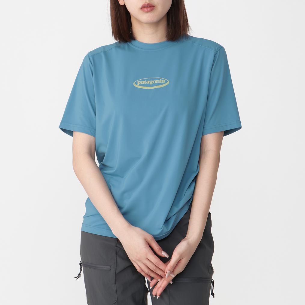 モデル：161cm / 着用サイズ：XXL patagonia PATAGONIA K's Capilene Silkweight Tee画像1