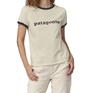  patagonia PATAGONIA W's '73 Text Logo Organic Ringer Tee画像1