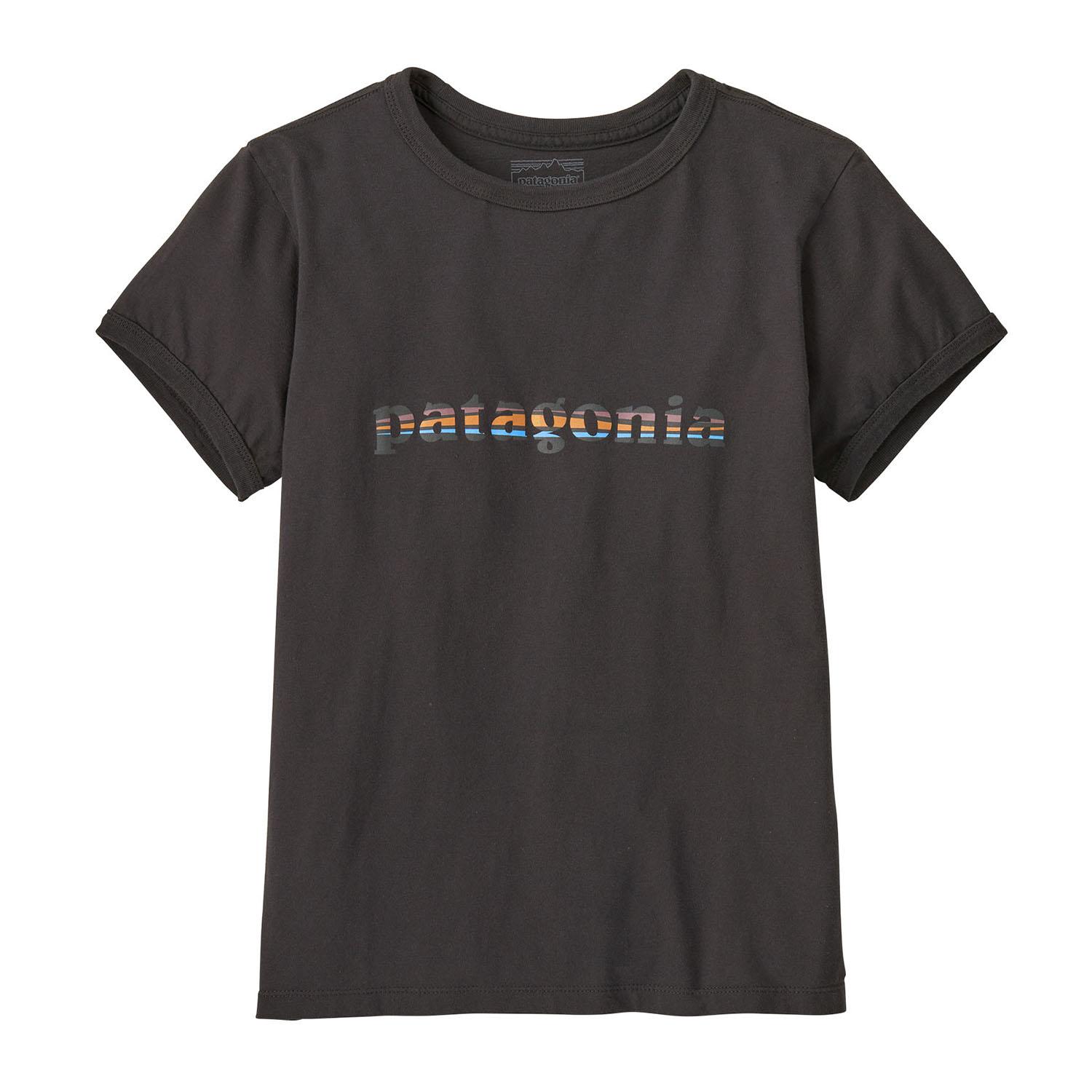 patagonia PATAGONIA W's '73 Text Logo Organic Ringer Tee｜OSHMAN'S