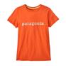  patagonia PATAGONIA W's '73 Text Logo Organic Ringer Tee画像1