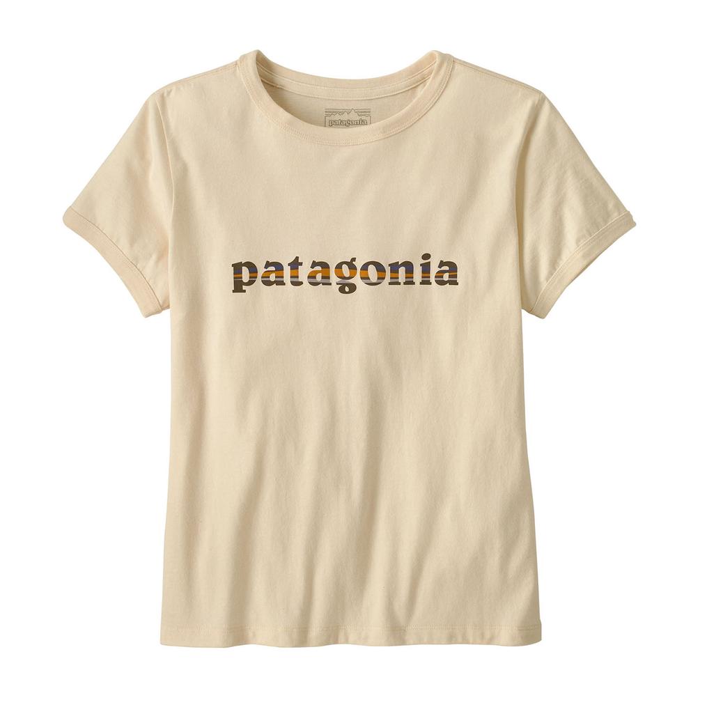  patagonia PATAGONIA W's '73 Text Logo Organic Ringer Tee画像2