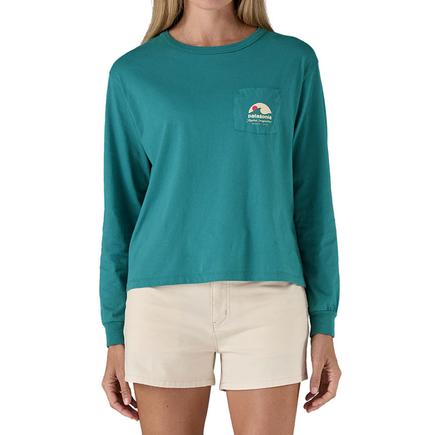 patagonia ウィメンズLSアプライドイマジネーションイージーカットOPT