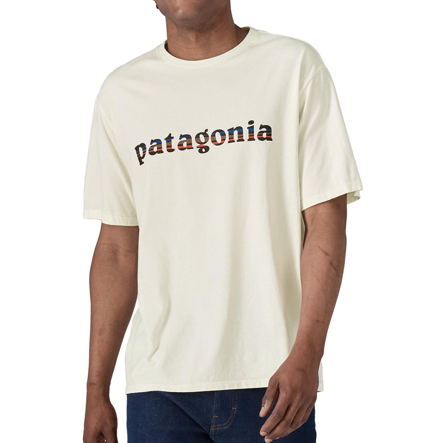 patagonia PATAGONIA M's '73 Text Logo Organic Tee｜OSHMAN'S ONLINE