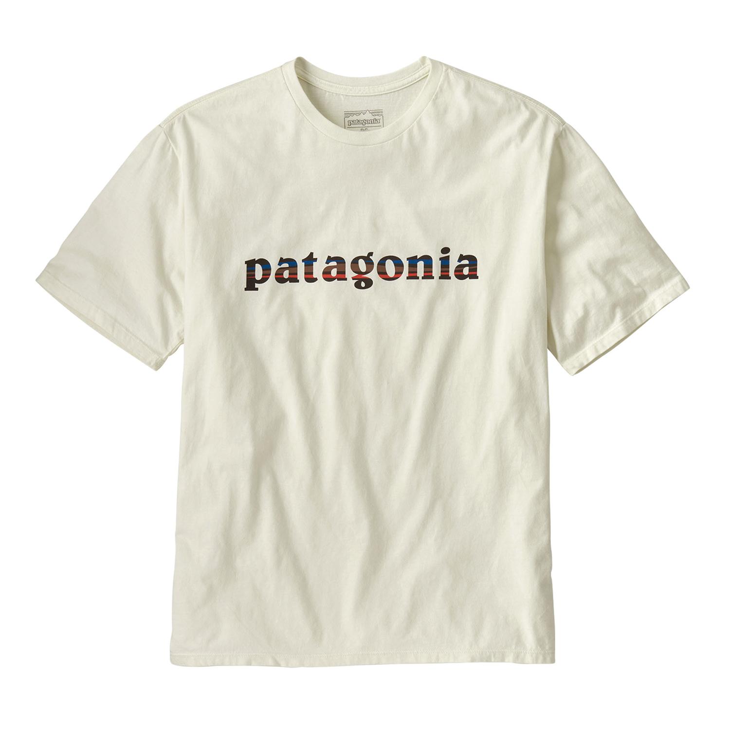 patagonia PATAGONIA M's '73 Text Logo Organic Tee｜OSHMAN'S ONLINE
