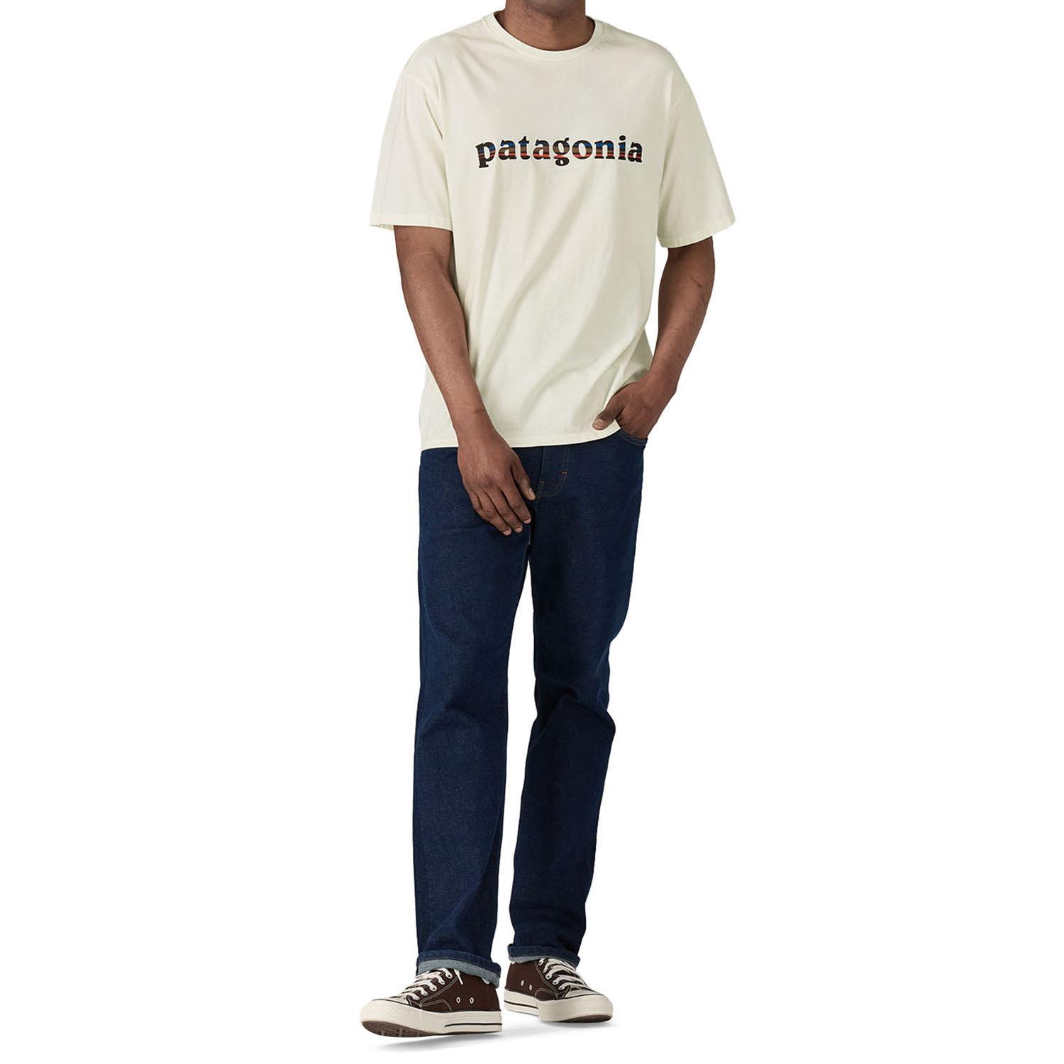 patagonia PATAGONIA M's '73 Text Logo Organic Tee｜OSHMAN'S ONLINE