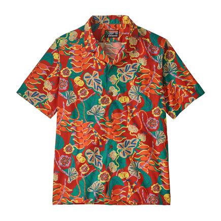 patagonia メンズタイダルスレッズキャンプシャツ