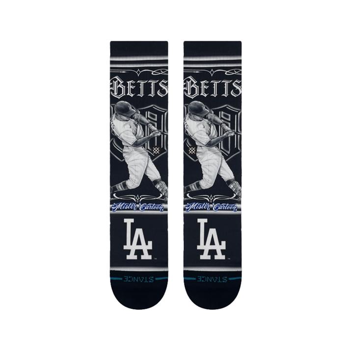 �ySTANCE SOCKS�z �X�^���X �\�b�N�X BETTS CARTOON CREW �\�b�N�X A556B24BET#BLK BLACK L