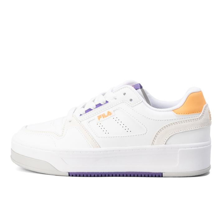 yz yFILAz tB FILA COURT FEATHERY tBR[gtFU[ USS25020111 WHITE/PURPLE 23cm