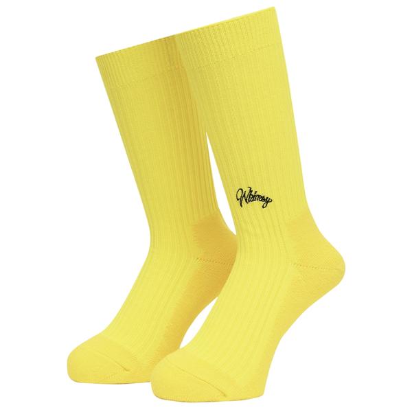 WHIMSY エムジェイ ソックス イエロー F