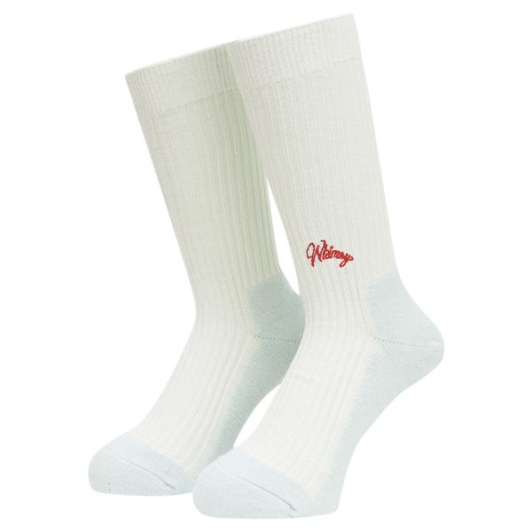 WHIMSY エムジェイ ソックス ホワイト F