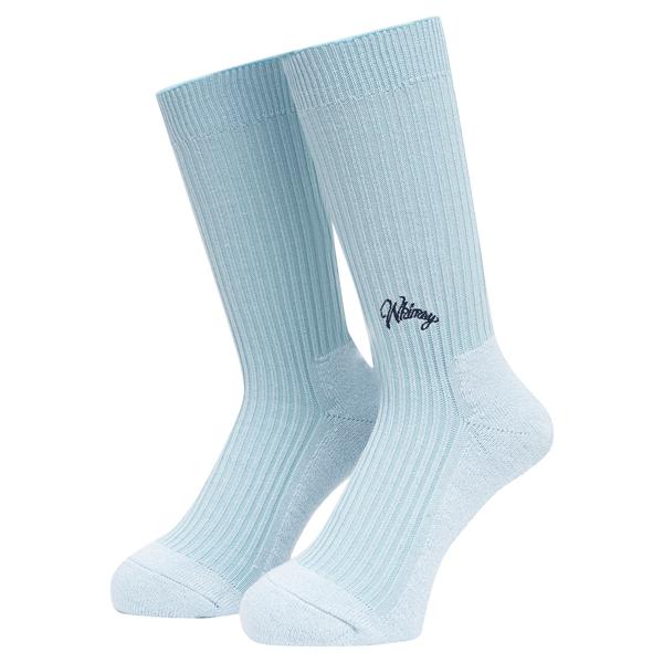 WHIMSY エムジェイ ソックス ブルー F