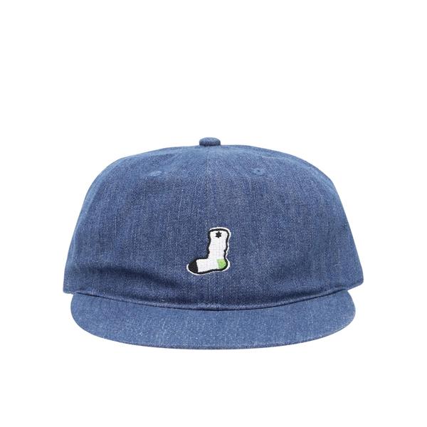 WHIMSY デニム ソックス クラブ ハット ブルー F