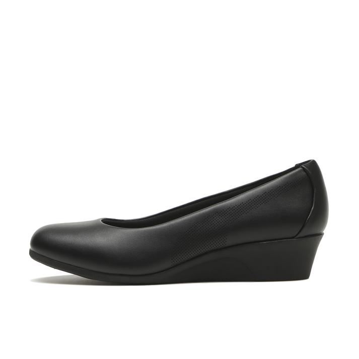 yz yPUMAz v[} W YONGI WEDGE M EFbW 403857 ABC-MART *01BK/BK 24cm