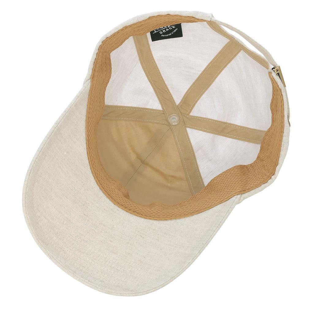  GRACE SENSE OF GRACE Long Visor Linen Cap画像4