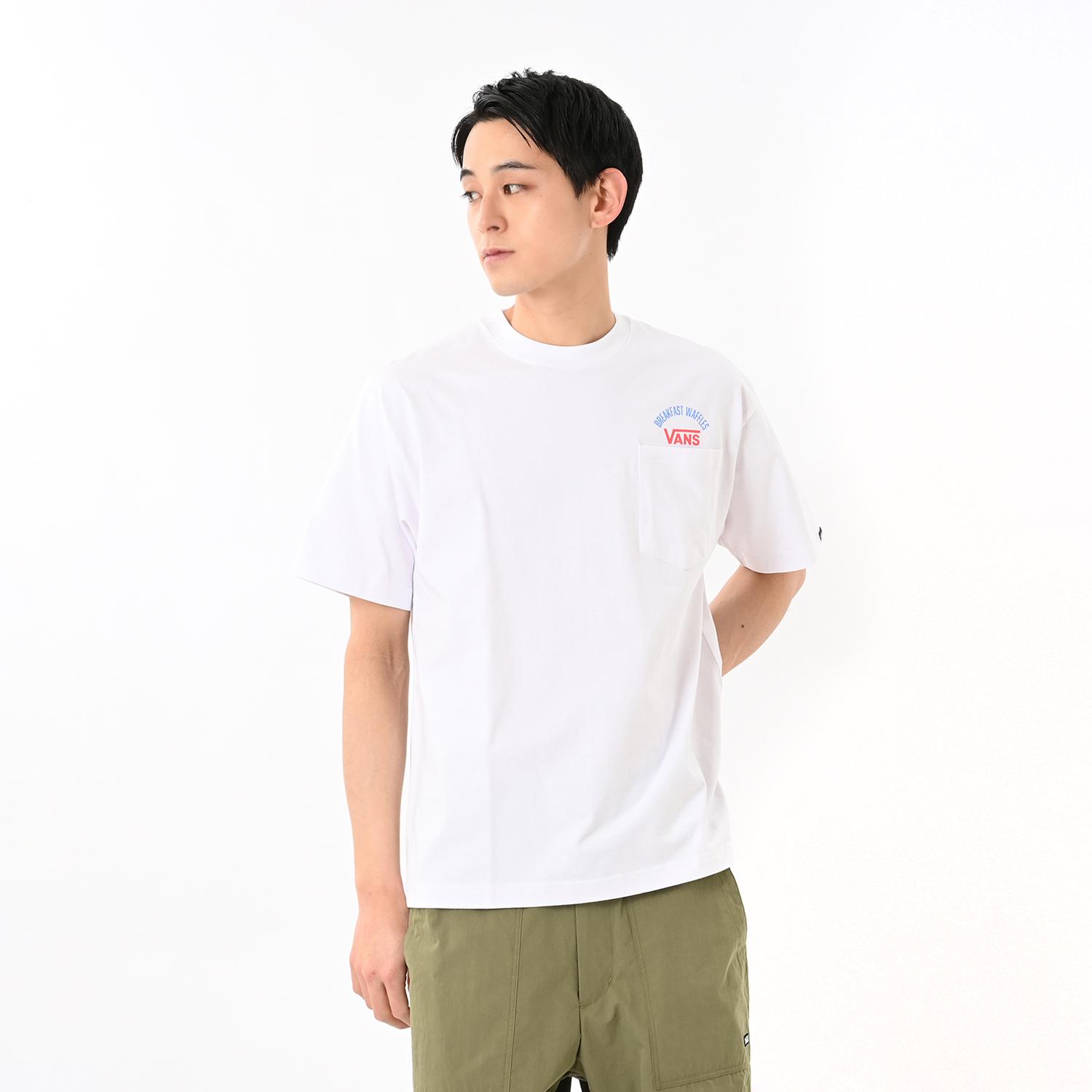 VANSアパレル(WJ)】 ヴァンズ M Breakfast Waffles PKT TEE ショート