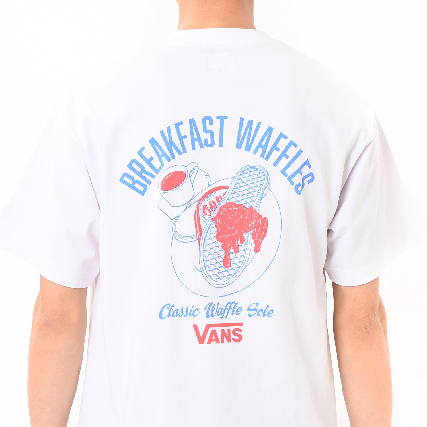 VANSアパレル(WJ)】 ヴァンズ M Breakfast Waffles PKT TEE ショート 