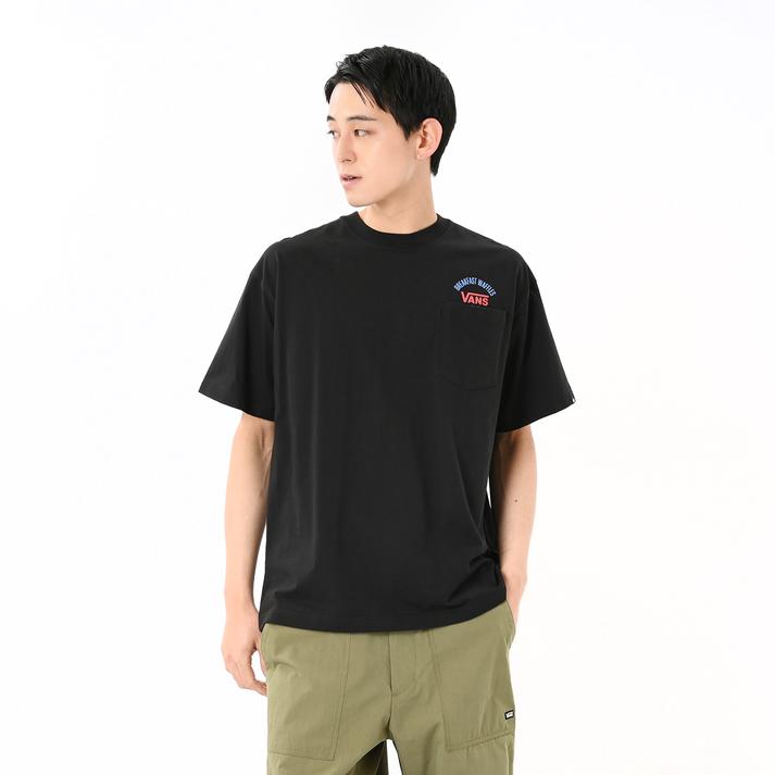 VANS�A�p���� �V���[�g�X���[�u BLACK