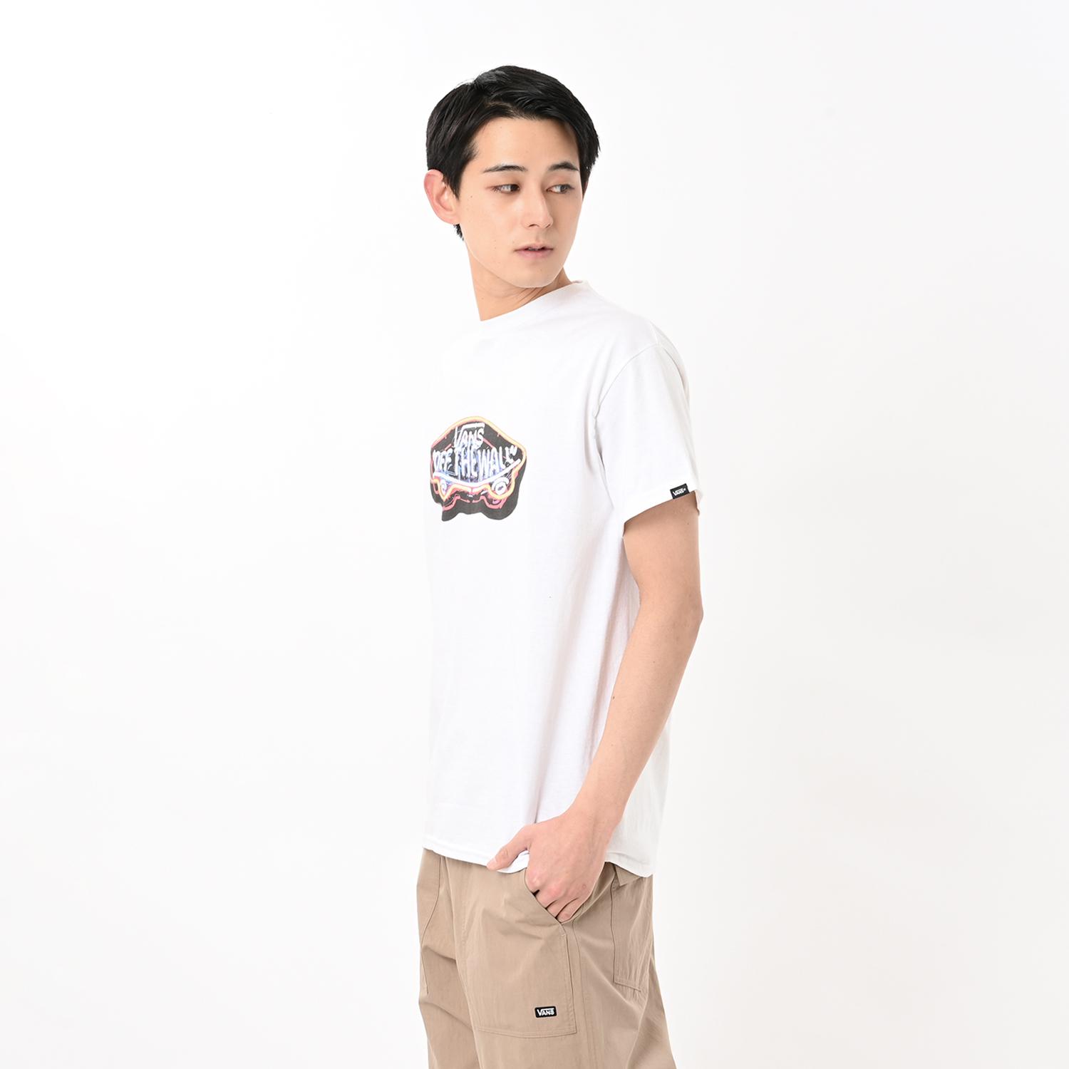 VANSアパレル(WJ)】 ヴァンズ M Neon Signboard TEE ショート