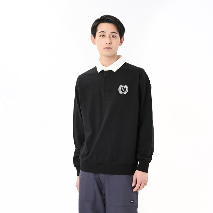 VANS �����O�X���[�u BLACK