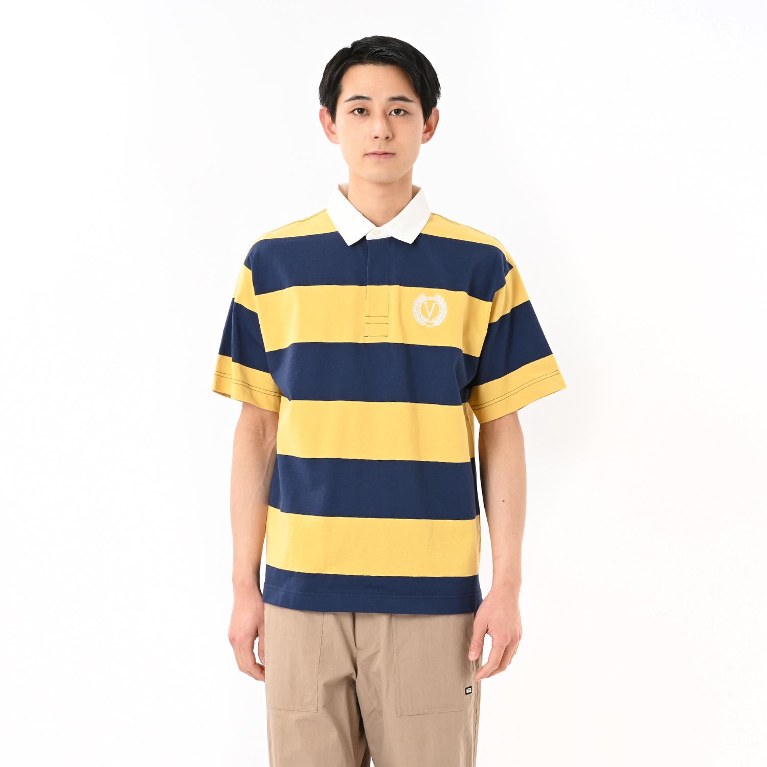 Vans M S/S Rugby Shirt 125R1110900 Ylw x Nvy — photo 1 of 6