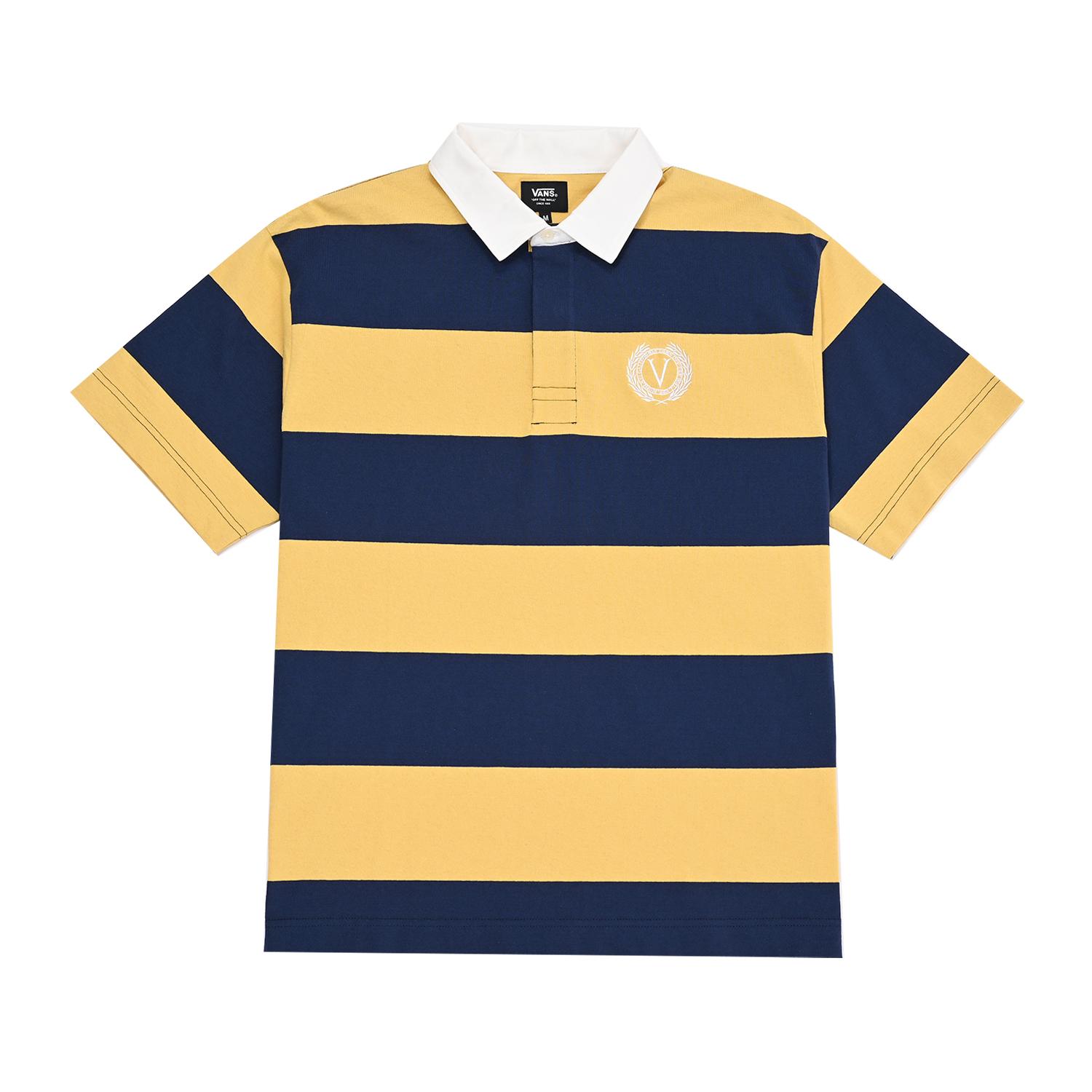 VANS】 ヴァンズ M S/S Rugby Shirt ショートスリーブ 125R1110900 YLW