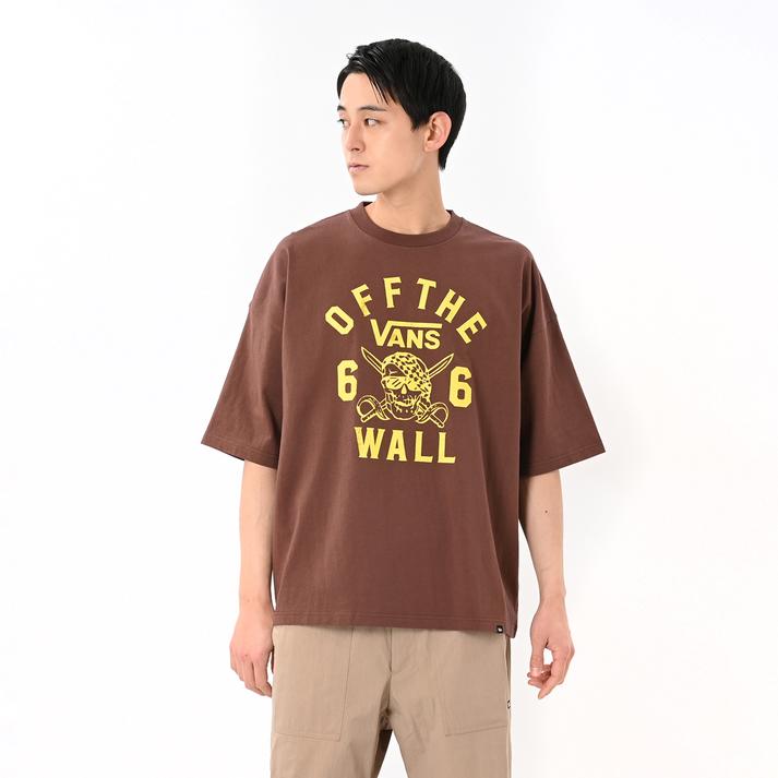 VANS �V���[�g�X���[�u BROWN