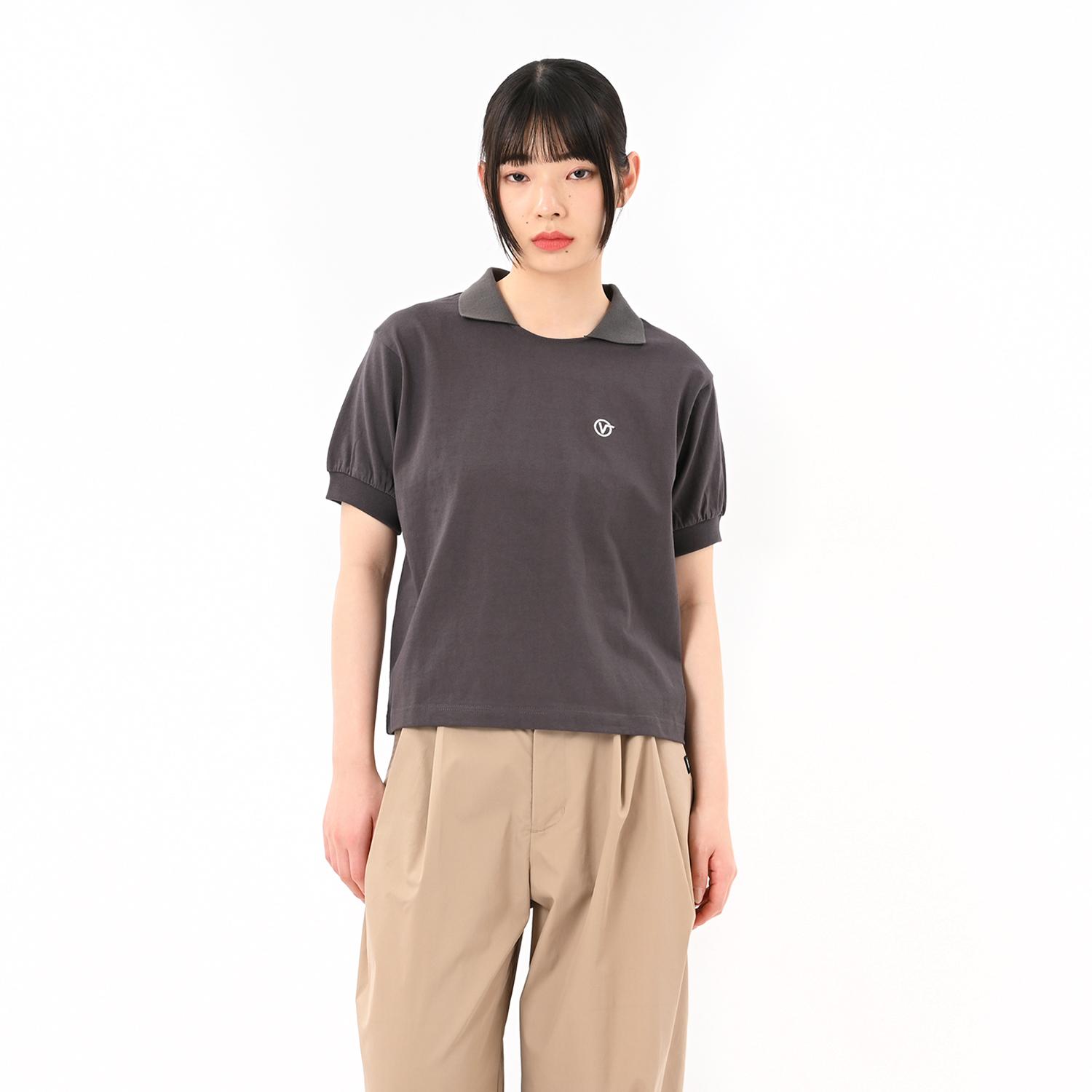 Vans W Collared Cropped Tee 125R3061300 Sumikuro — photo 1 of 6