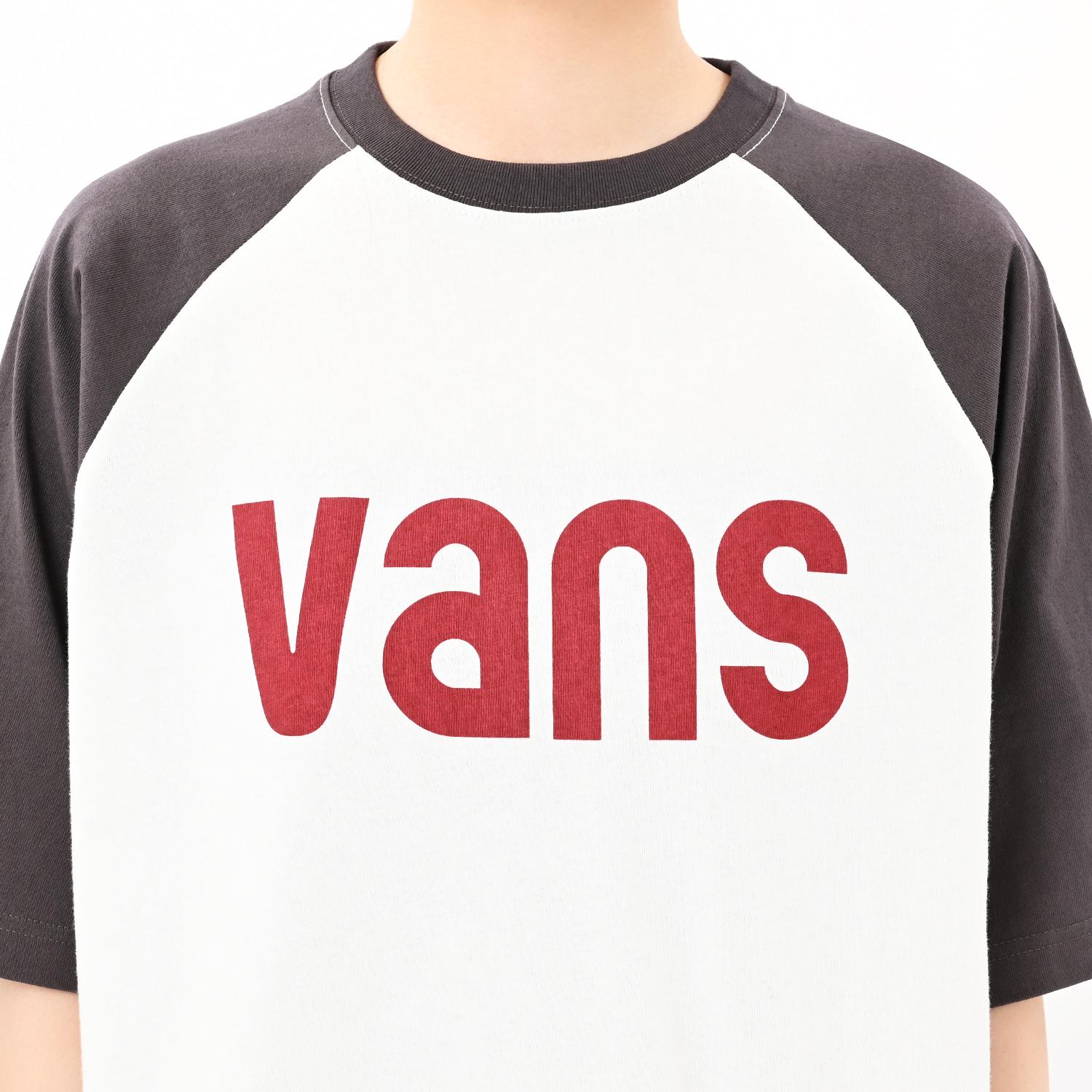 VANS】 ヴァンズ W Raglan Sleeve LOGO Tee ロングスリーブ