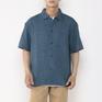 モデル：175cm / 着用サイズ：L JEMORGAN J.E.MORGAN Tech Linen Open Collar S/S Shirts OSHMAN'S SMU画像1