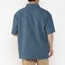 モデル：175cm / 着用サイズ：L JEMORGAN J.E.MORGAN Tech Linen Open Collar S/S Shirts OSHMAN'S SMU画像3