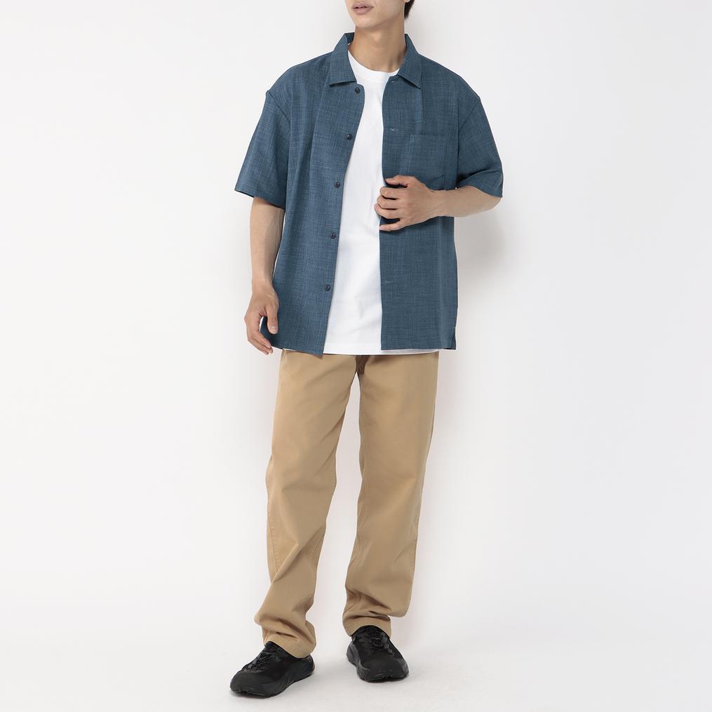  JEMORGAN J.E.MORGAN Tech Linen Open Collar S/S Shirts OSHMAN'S SMU画像2