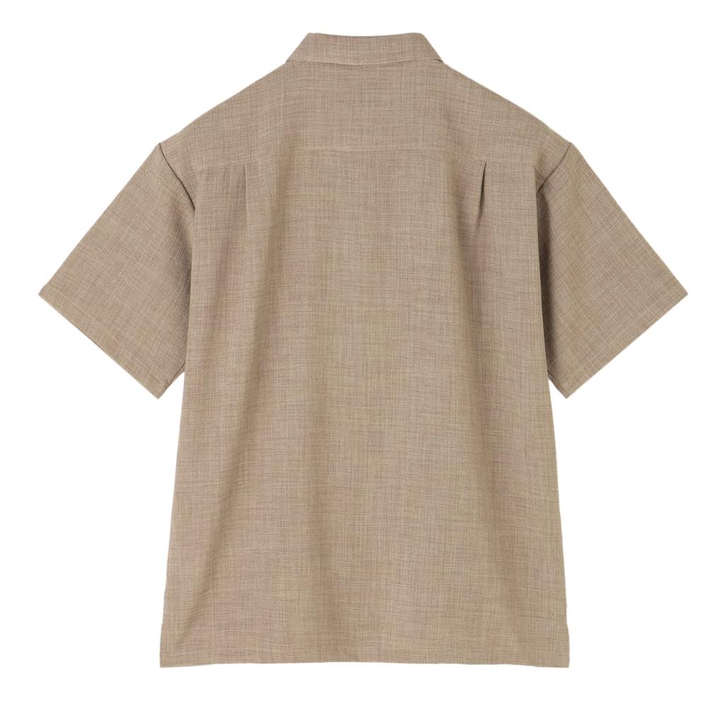  JEMORGAN J.E.MORGAN Tech Linen Open Collar S/S Shirts OSHMAN'S SMU画像3