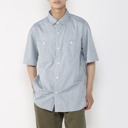 JEMORGAN シャンブレーS/Sワークシャツ オッシュマンズSMU