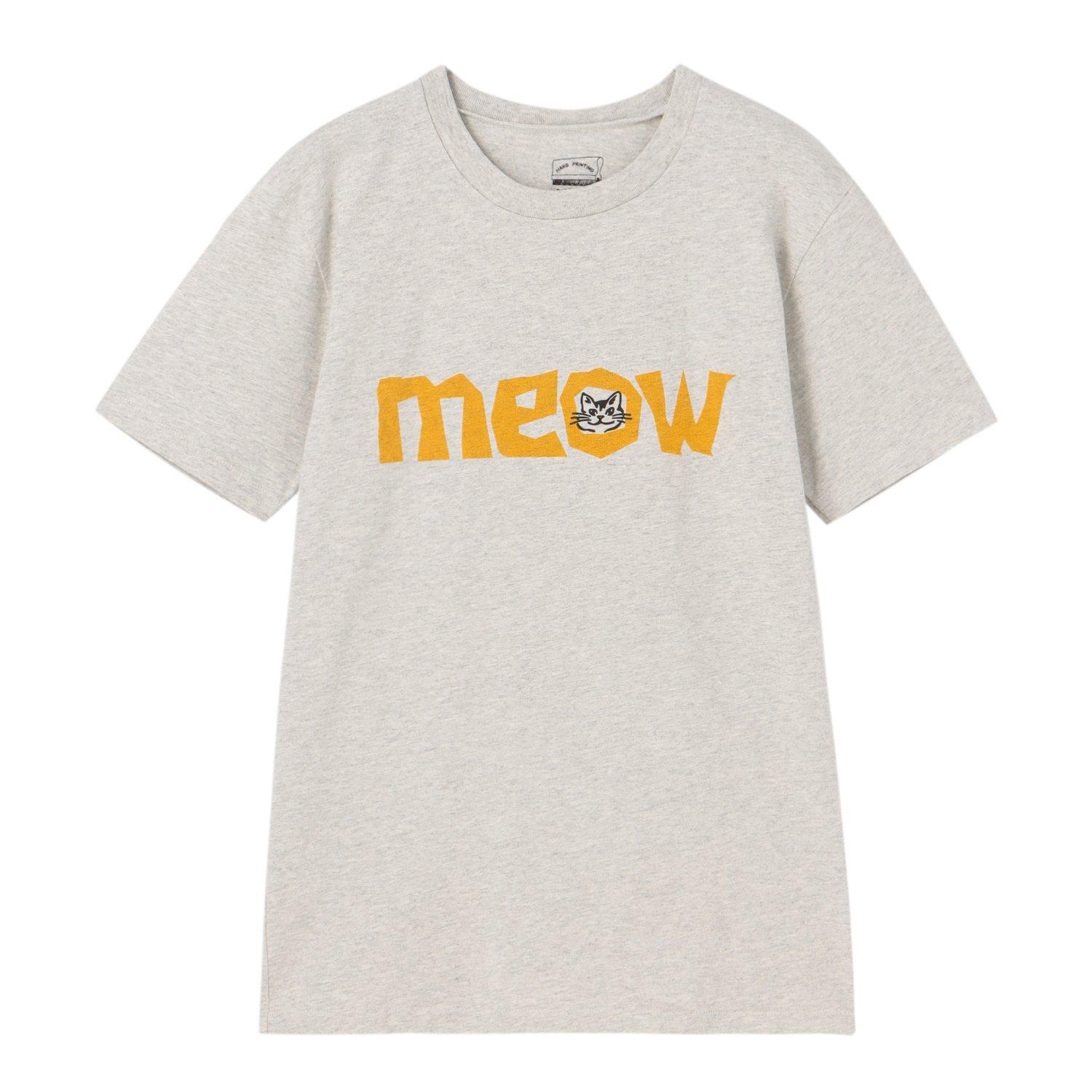 MIXTA MIXTA Crew Neck Print Tee Meow｜OSHMAN'S ONLINE 公式通販