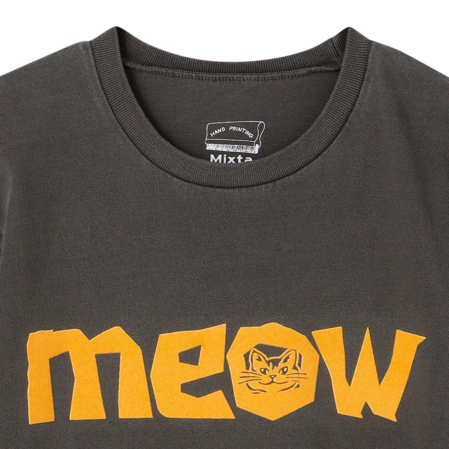 mixtsu 即購入OK MIXTA 【オンライン限定価格】 Crew Neck Print Tee Meow｜OSHMAN'S