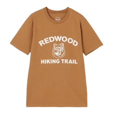 MIXTA クルーネックプリントTシャツ Red Wood