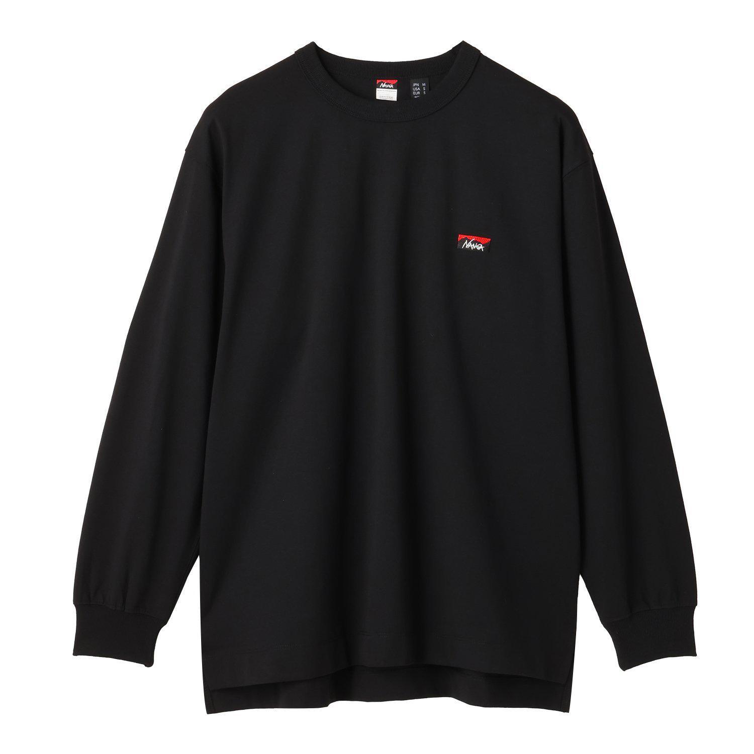 NANGA NANGA Eco Hybrid Box Logo Embroidery L/S Tee｜OSHMAN'S
