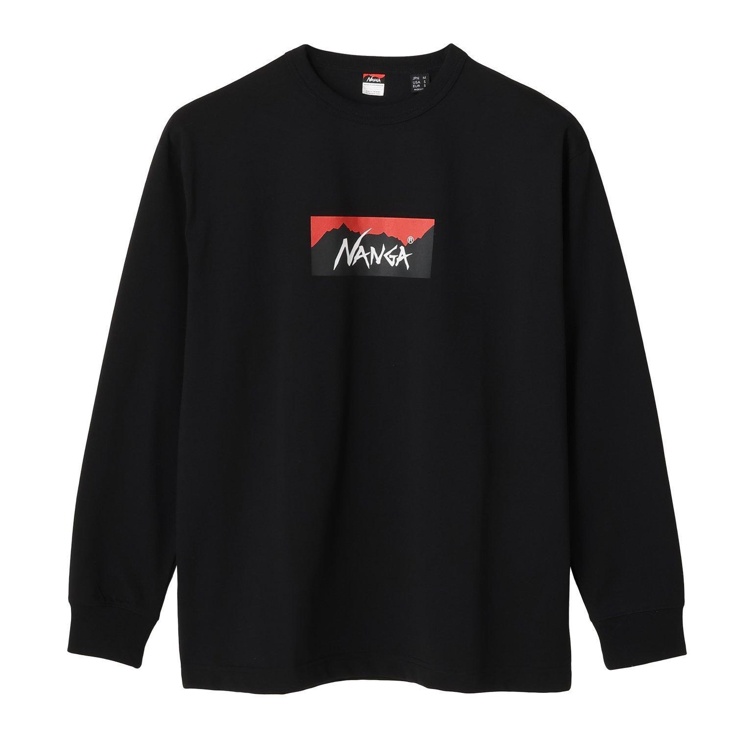 NANGA NANGA Eco Hybrid Box Logo L/S Tee｜OSHMAN'S ONLINE 公式通販