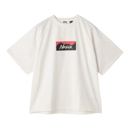 NANGA エコハイブリッドボックスロゴルーズフィットティー