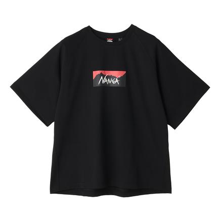 NANGA エコハイブリッドボックスロゴルーズフィットティー