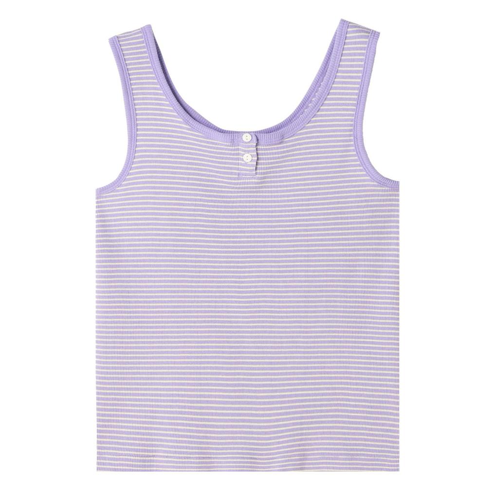  Healthknit HEALTH KNIT Tubular Rib Henley 2way Tank画像1