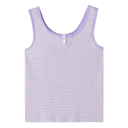 Healthknit チューブラリブヘンリー 2ウェイタンクトップ